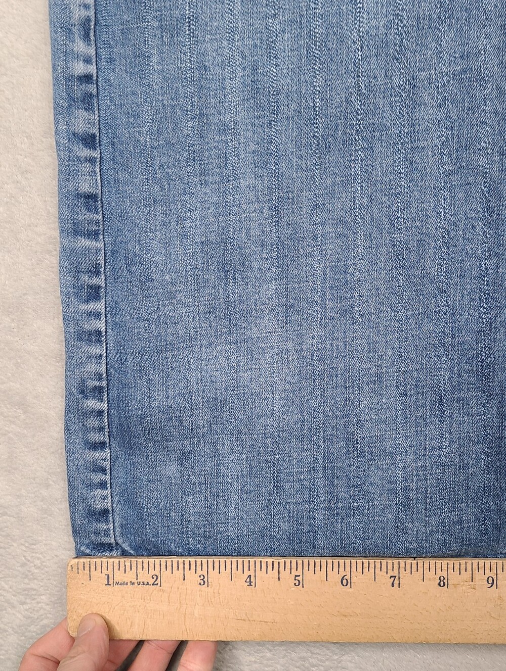 Moonshine Spirit Men's 36x32 120 Proof Jeans Slim Boot Leg Light Wash Blue Denim - Picture 10 of 16